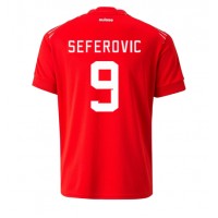 Schweiz Haris Seferovic #9 Hemmatröja VM 2022 Kortärmad